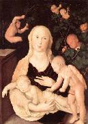 Hans Baldung Grien Virgin of the Vine Trellis oil